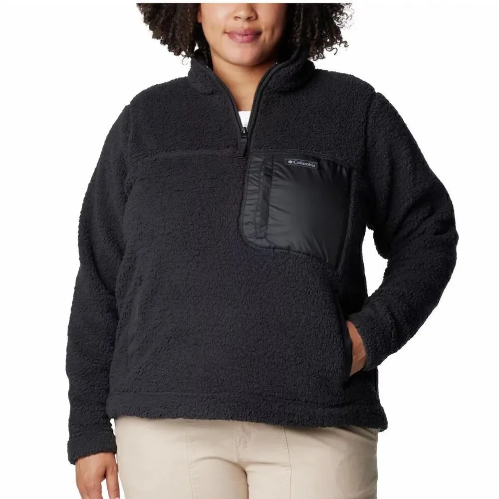 Columbia Plus Cozy West Bend 1/4 Zip Pullover 1X NWT